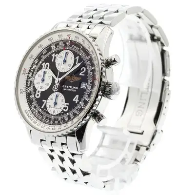 Breitling NAVITIMER A13322 SS Black Silver