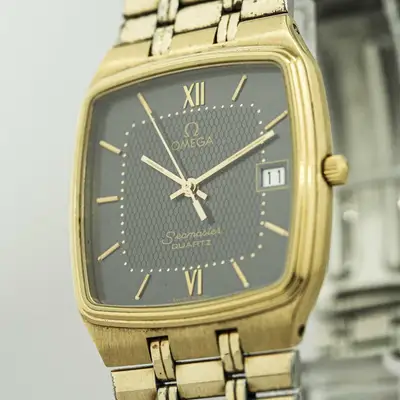 Omega Seamaster Cal.1430 Date Gold Black