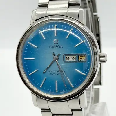 Omega Seamaster Day-Date Blue From Japan
