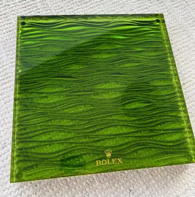 Rolex NEAR ROLEX TABLE DEALER DISPLAY GREEN
