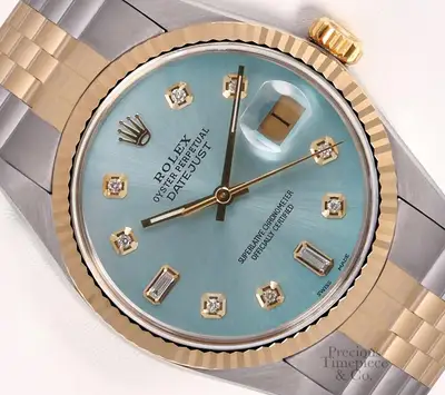 Rolex Datejust Two-Tone Jubilee 18K Fluted