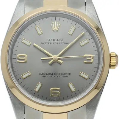 Rolex Oyster Perpetual (K) K18YG/Stainless Steel