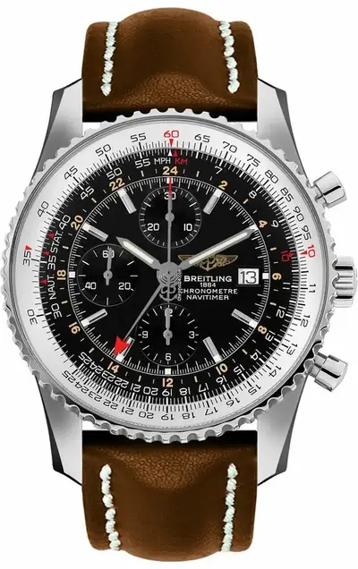 Breitling Navitimer World Chronograph GMT Stainless