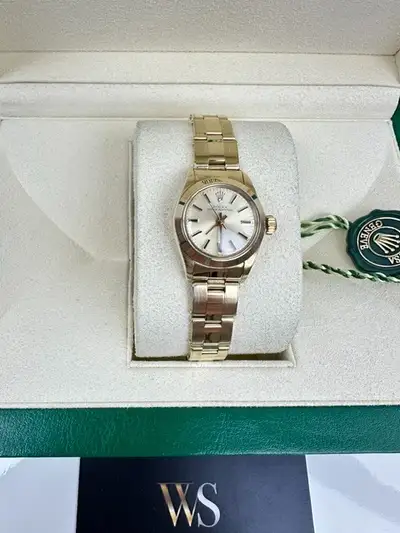 Rolex OYSTER PERPETUAL YELLOW GOLD AND