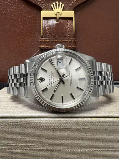 Rolex Datejust White Gold Stainless 1601