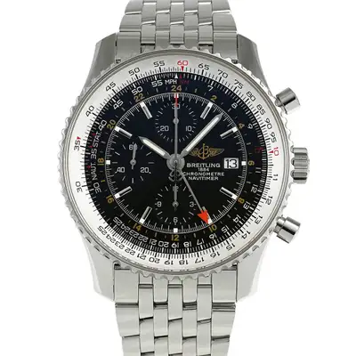 Breitling AUTH BREITLING NAVITIMER WORLD CHRONOGRAPH A242B26KBA
