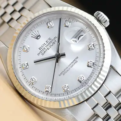 Rolex DATEJUST 1601 18K WHITE GOLD