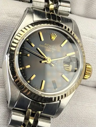 Rolex -Date Factory Black Jubilee Ref