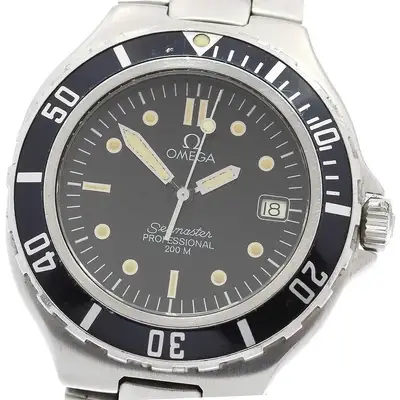 Omega Seamaster Date Scratch Bezel