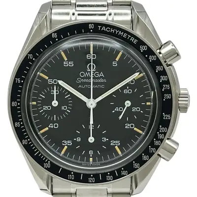 Omega Speedmaster Black Stainless Steel