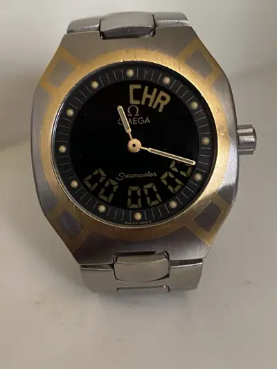 Omega Seamaster Polaris Ana-Digi Steel 18k