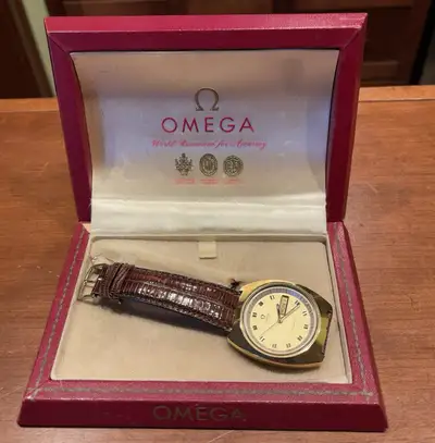 Omega SEAMASTER, STAINLESS STEEL GOLD PLATED