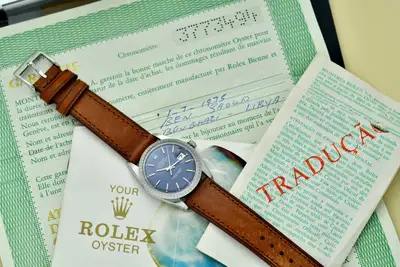 Rolex 1603 DateJust Blue Steel Libya