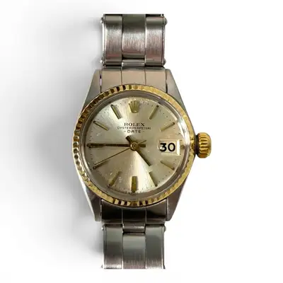 Rolex W/ Rolex Date Two Tone Oyster