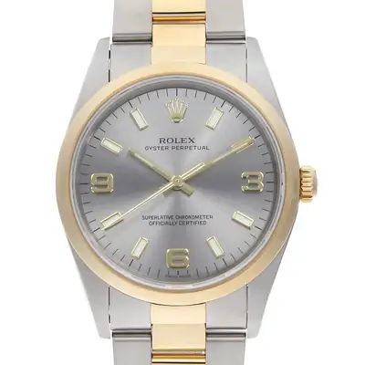 Rolex Oyster perpetual gray 369 white