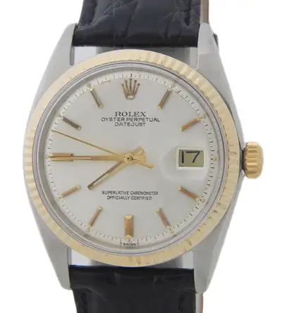 Rolex 1601 Datejust 2Tone 14K Yellow
