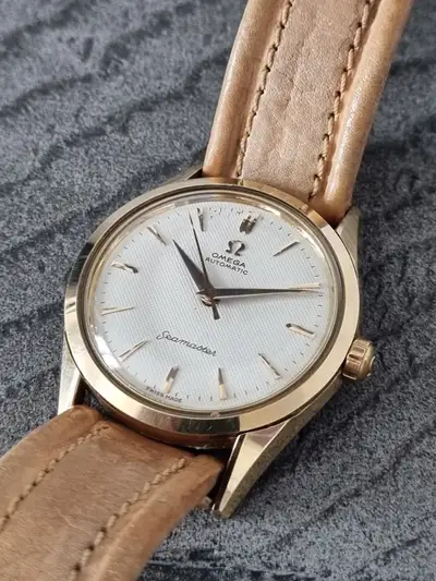 Omega Stunning OMEGA Seamaster 's Gold Plated