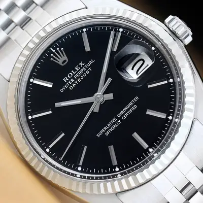Rolex DATEJUST 18K WHITE GOLD BEZEL