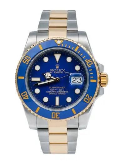 Rolex Rolex Submariner 40mm Blue Dial Ceramic Bezel Two-Tone Yellow Oyster - 116613LB