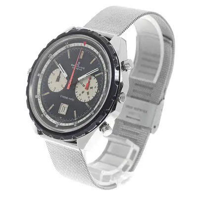 Breitling Navitimer Chronomatic 7651 Black;Silver Chronograph