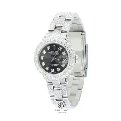 Rolex Datejust Charcoal Oyster Bracelet 8