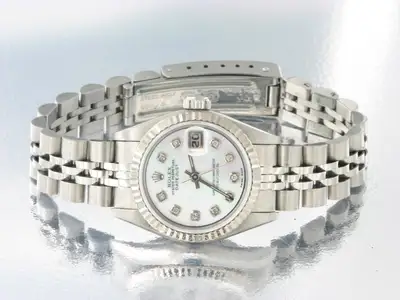 Rolex DATEJUST STAINLESS STEEL DIAMOND OYSTER