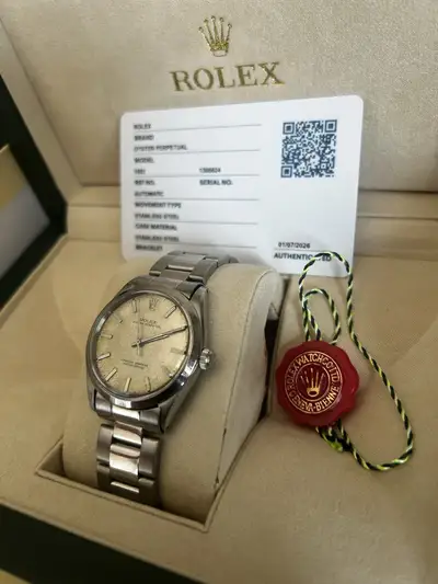 Rolex Oyster Perpetual 1002 Stunning Silver