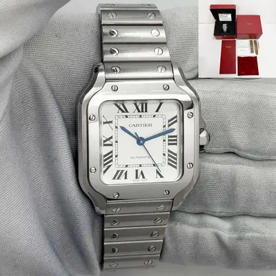 Cartier Santos Medium WSSA0029 Steel Paper