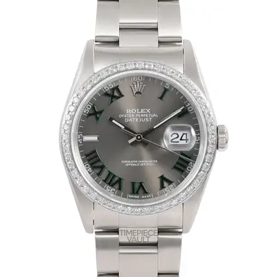 Rolex DATEJUST OYSTER STEEL CUSTOM DIAMOND