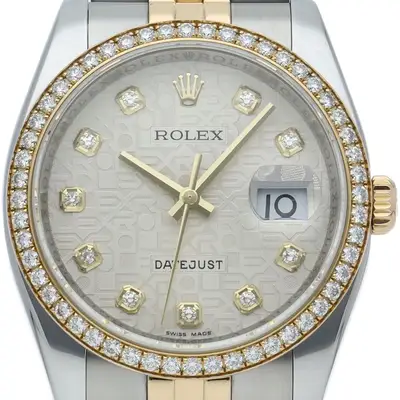 Rolex Datejust 36 Diamond Bezel, 10