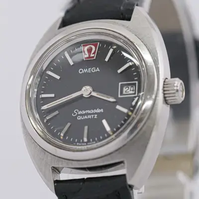 Omega *NEAR OMEGA Seamaster Cal.1320 Push Black