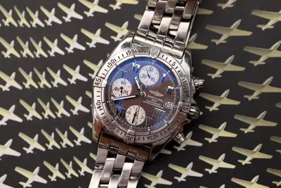 Breitling Chrono Cockpit A13358 Brown Steel