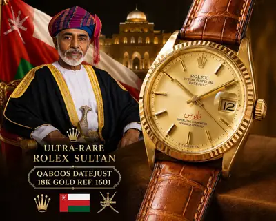 Rolex Ultra- Rolex Sultan Qaboos Datejust 18K