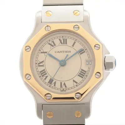 Cartier Santos Octagon SM W2001683 SS×YG