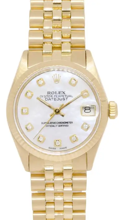 Rolex Datejust Yellow Gold MOP Jubilee