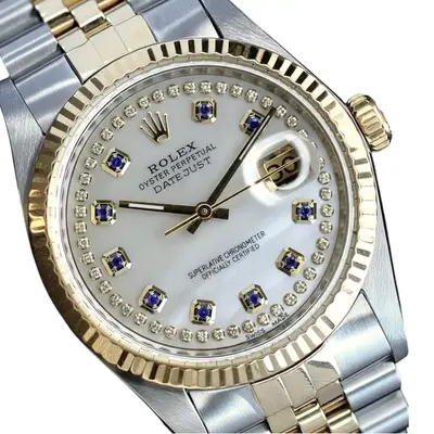 Rolex Datejust Two-Tone White MOP 18KY