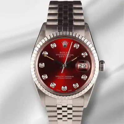 Rolex Datejust Steel Engine-Turned