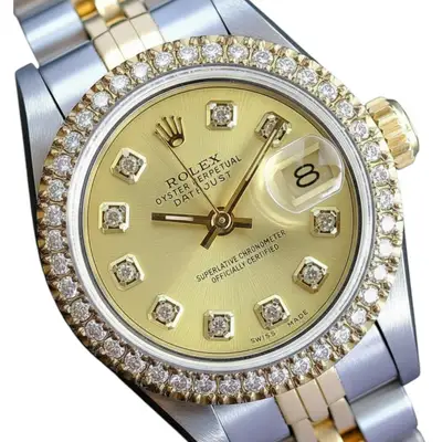 Rolex Datejust Two-Tone 18KY SS Champagne