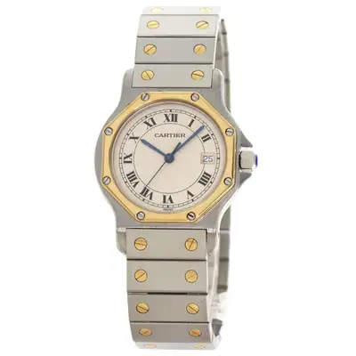 Cartier Santos Octagon LM Watches Stainless