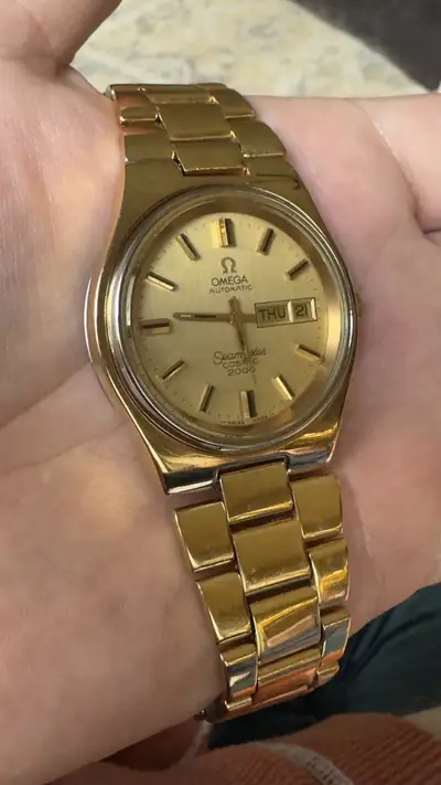 Omega Seamaster Cosmic ’s gold plated