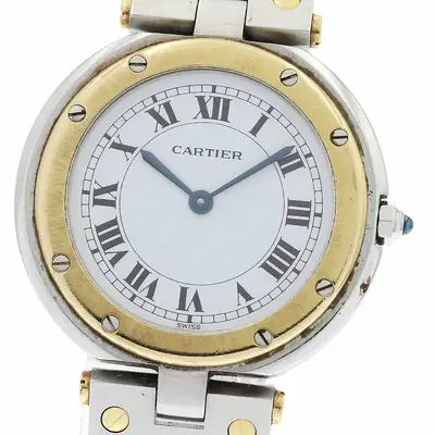 Cartier Santos Round LM Combi YG
