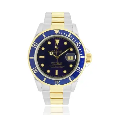 Rolex Two Tone Submariner Blue/Blue