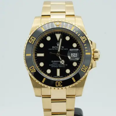 Rolex ROLEX Submariner 116618LN 18K 750 Gold Mens Watch 40mm Automatic