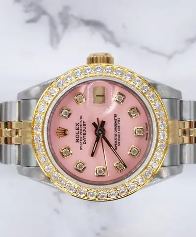 Rolex BARGAIN Rolex With PINK and Bezel