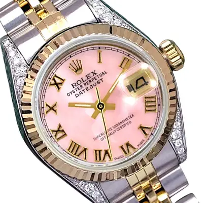 Rolex Datejust Two-Tone Gold Steel Pink