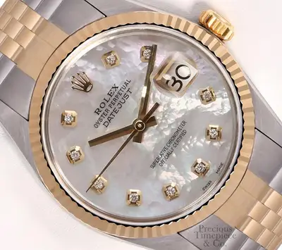 Rolex Men Datejust Two Tone 18k