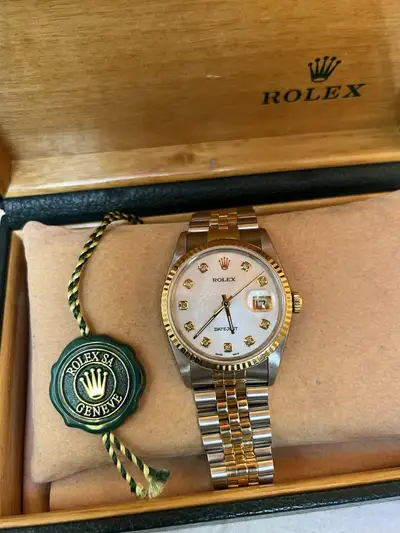 Rolex Datejust Diamond 18 Ct. Gold