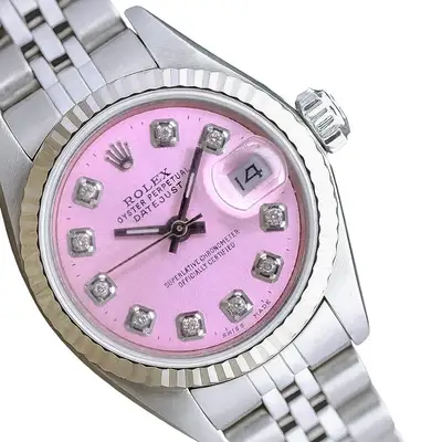 Rolex Datejust Stainless Steel Pink Diamond