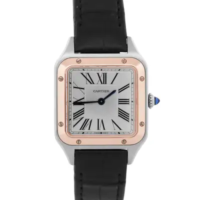 Cartier Santos Dumont Two-Tone 18k SILVER