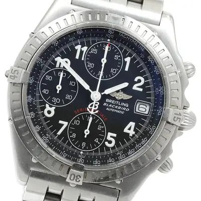 Breitling A13350 Chronomat Blackbird Date winding